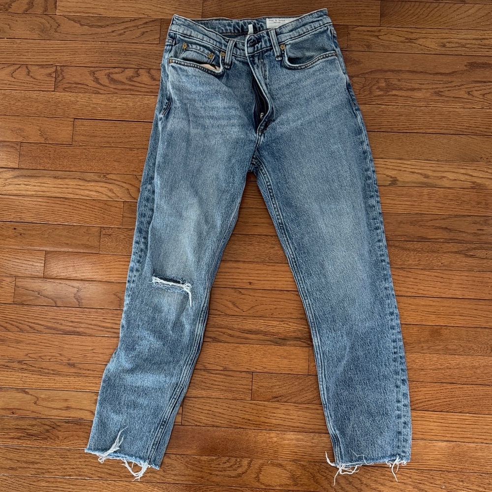 Rag & Bone wren high-rise, slim straight 27